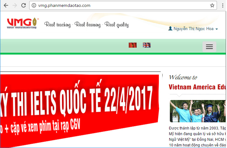 Cổng thông tin điện tử trung tâm Ngoại Ngữ Cổng thông tin điện tử trung tâm Ngoại Ngữ